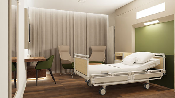 Visualisierung Patientenzimmer