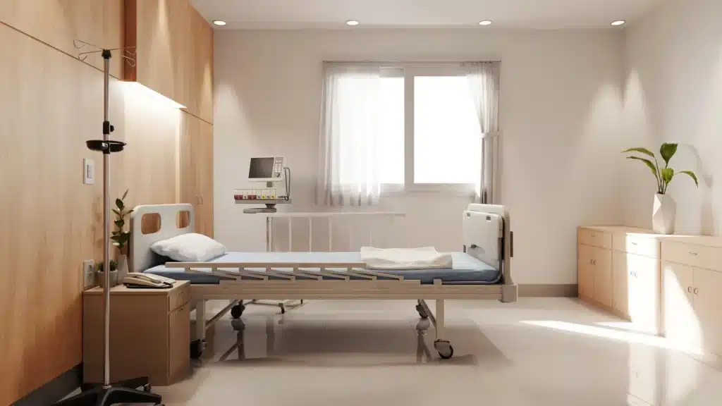 Innenausbau für Kliniken und Pflegeeinrichtungen – hygienisch, funktional und normgerecht